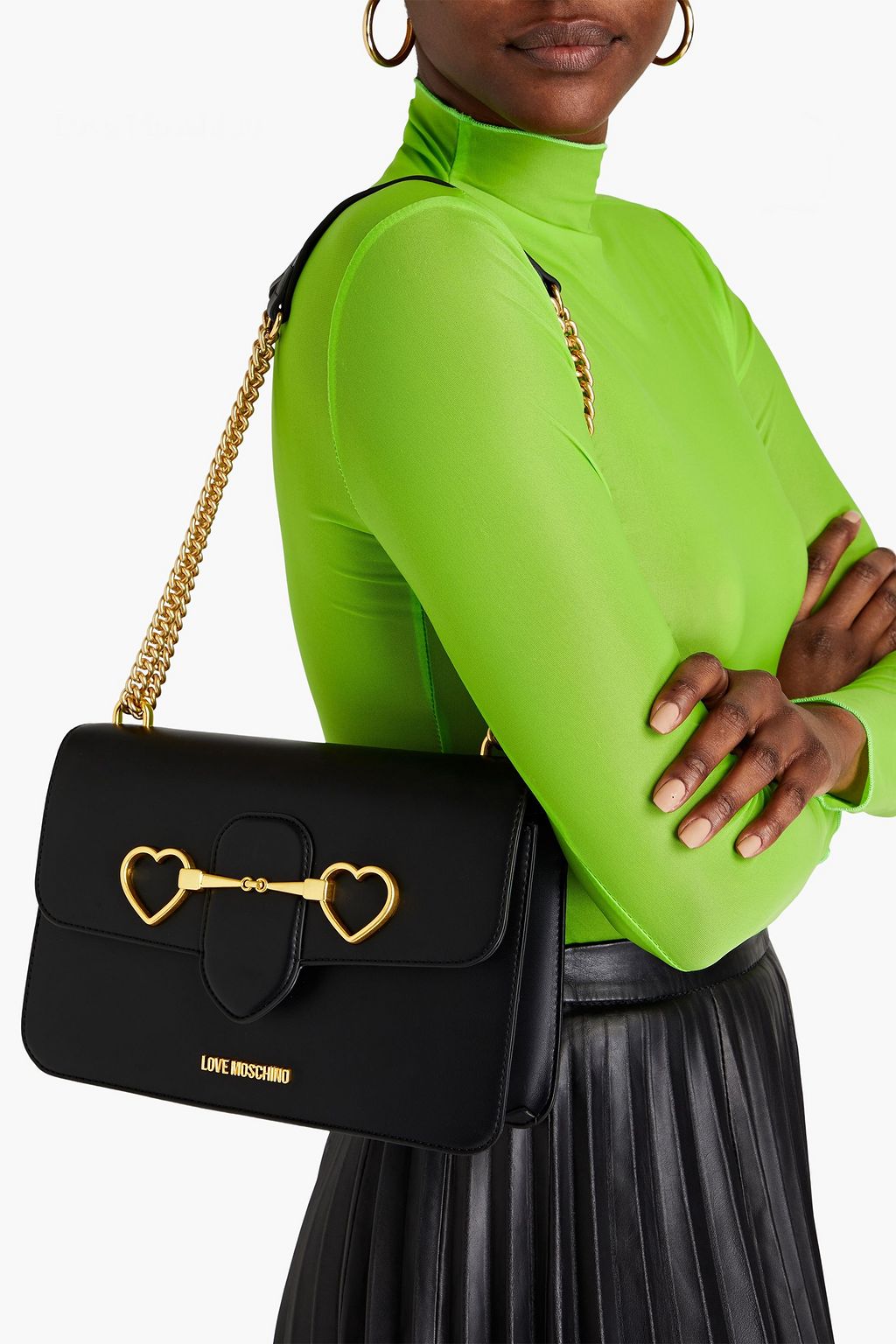 LOVE MOSCHINO Faux leather shoulder bag
