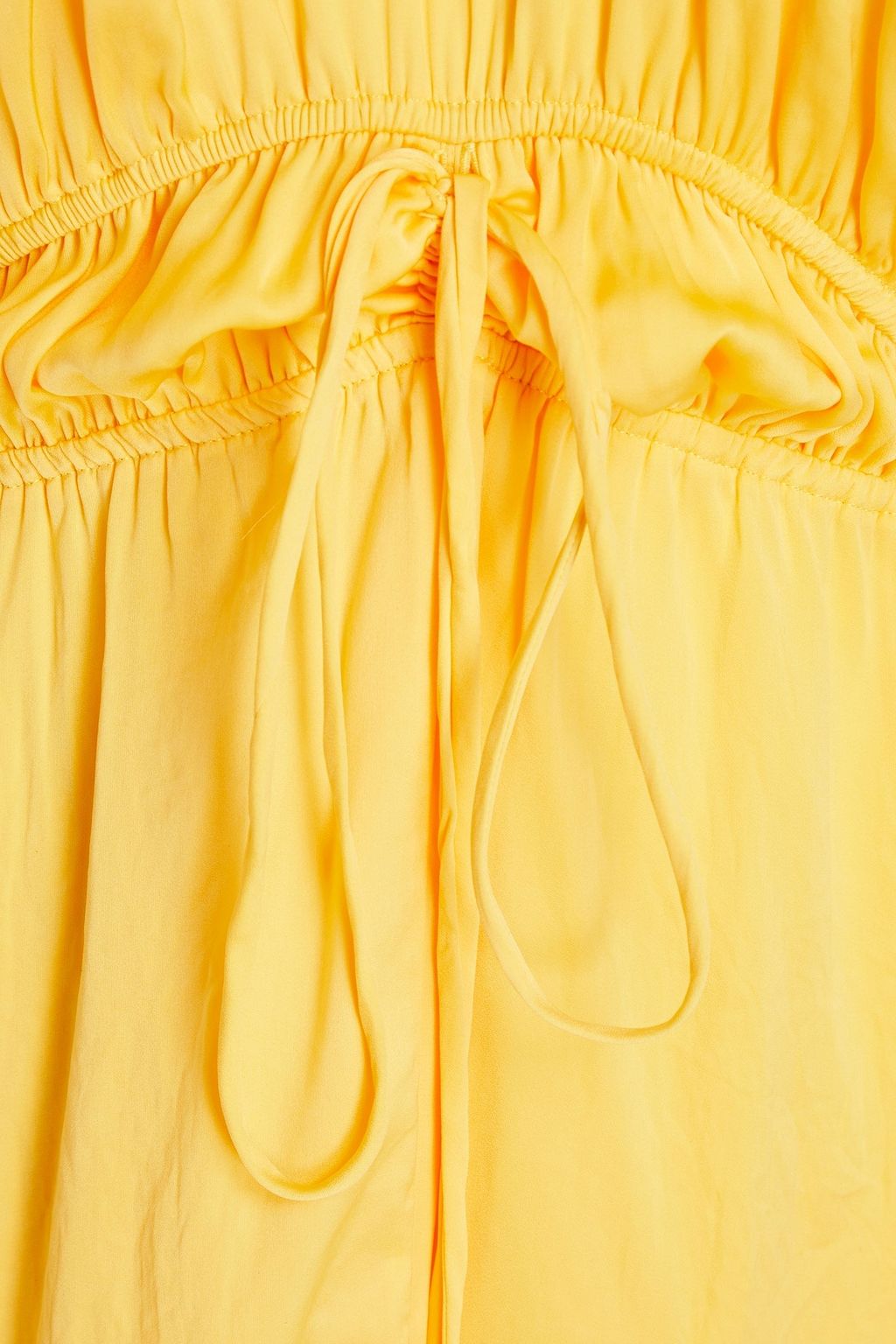 MAJE Drapiertes Midikleid aus Crêpe de Chine