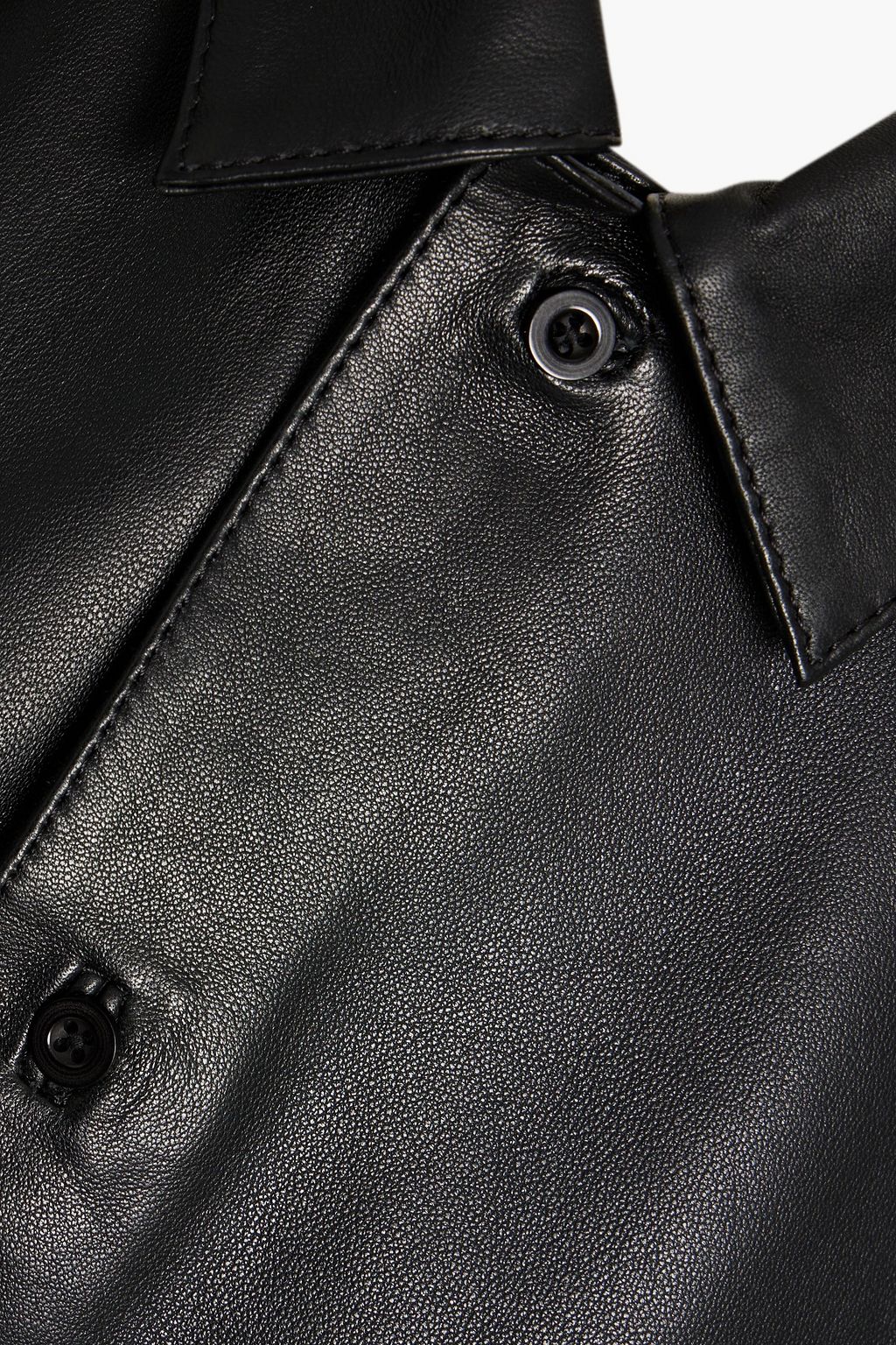WALTER BAKER Eros leather shirt