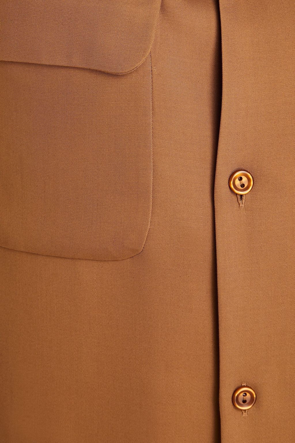 SANDRO Lyocell-blend twill shirt