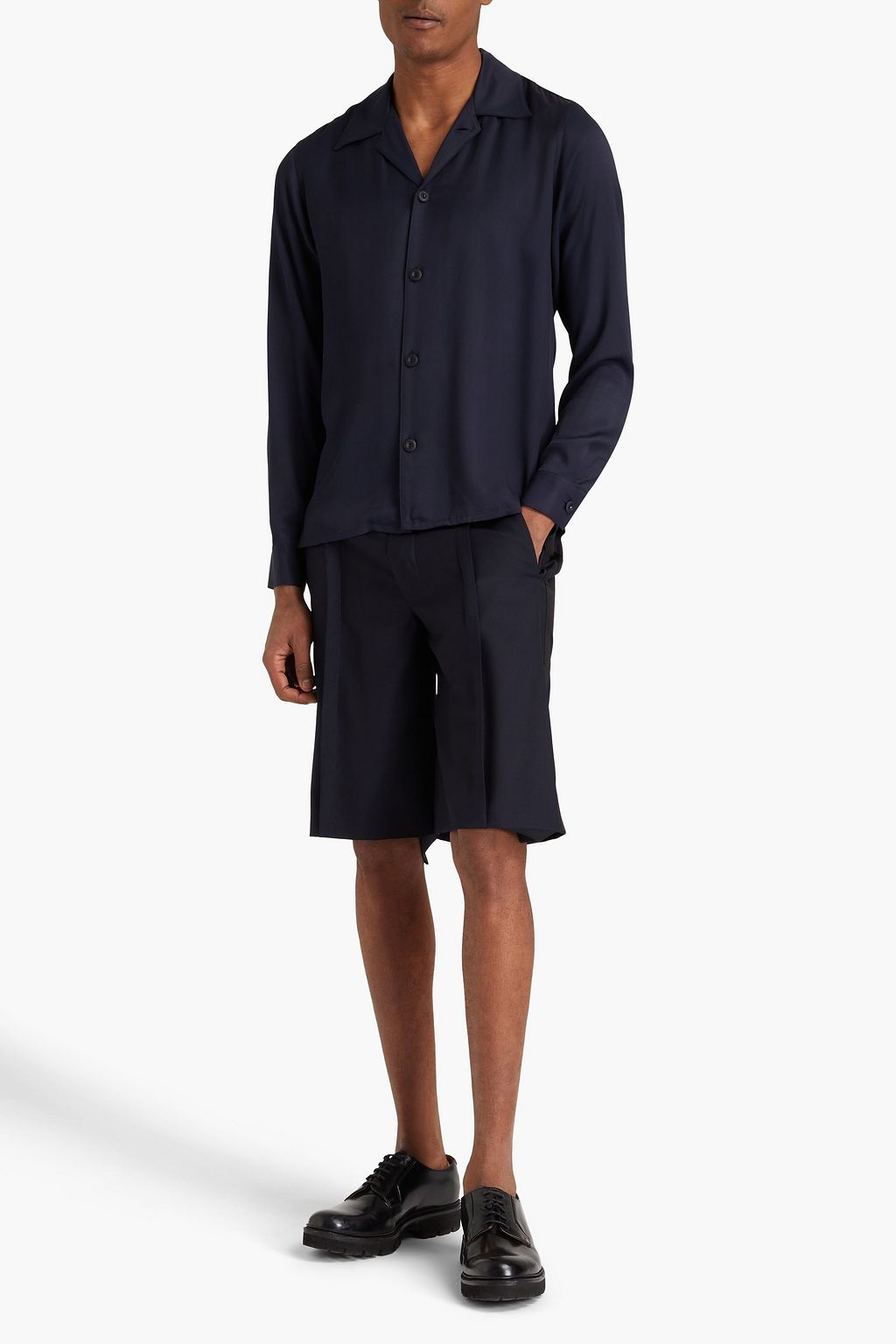 SANDRO Requin twill shirt