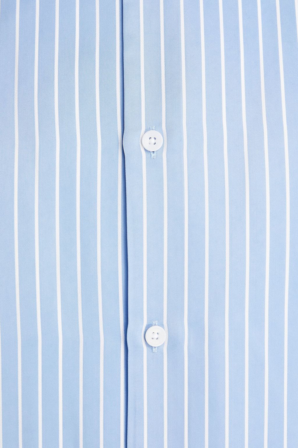 SANDRO Striped poplin shirt