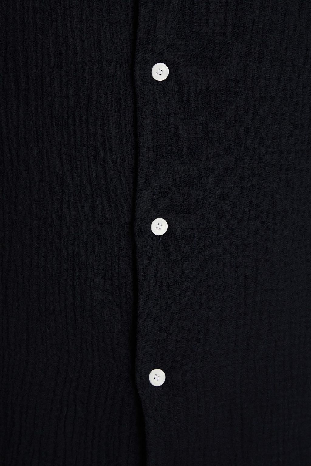 SANDRO Textured cotton shirt