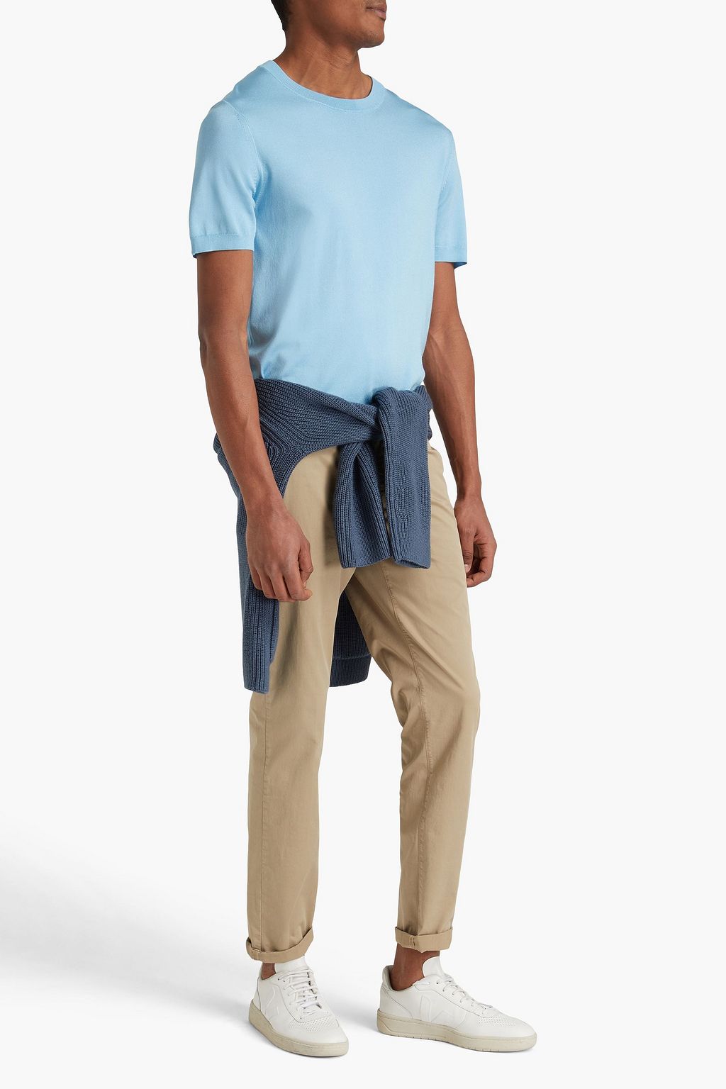 SANDRO Knitted T-shirt