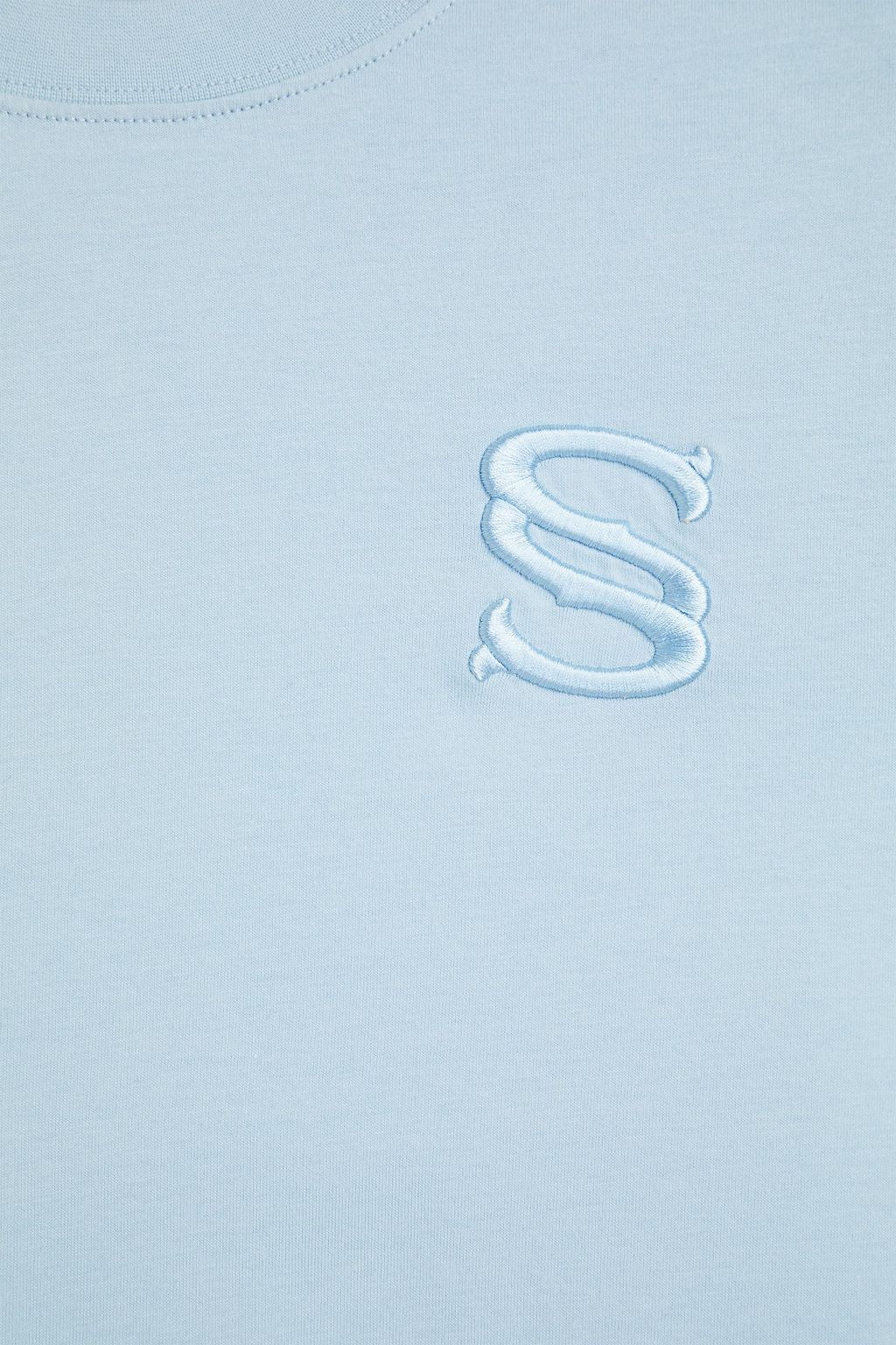 SANDRO Logo-embroidered cotton-jersey T-shirt