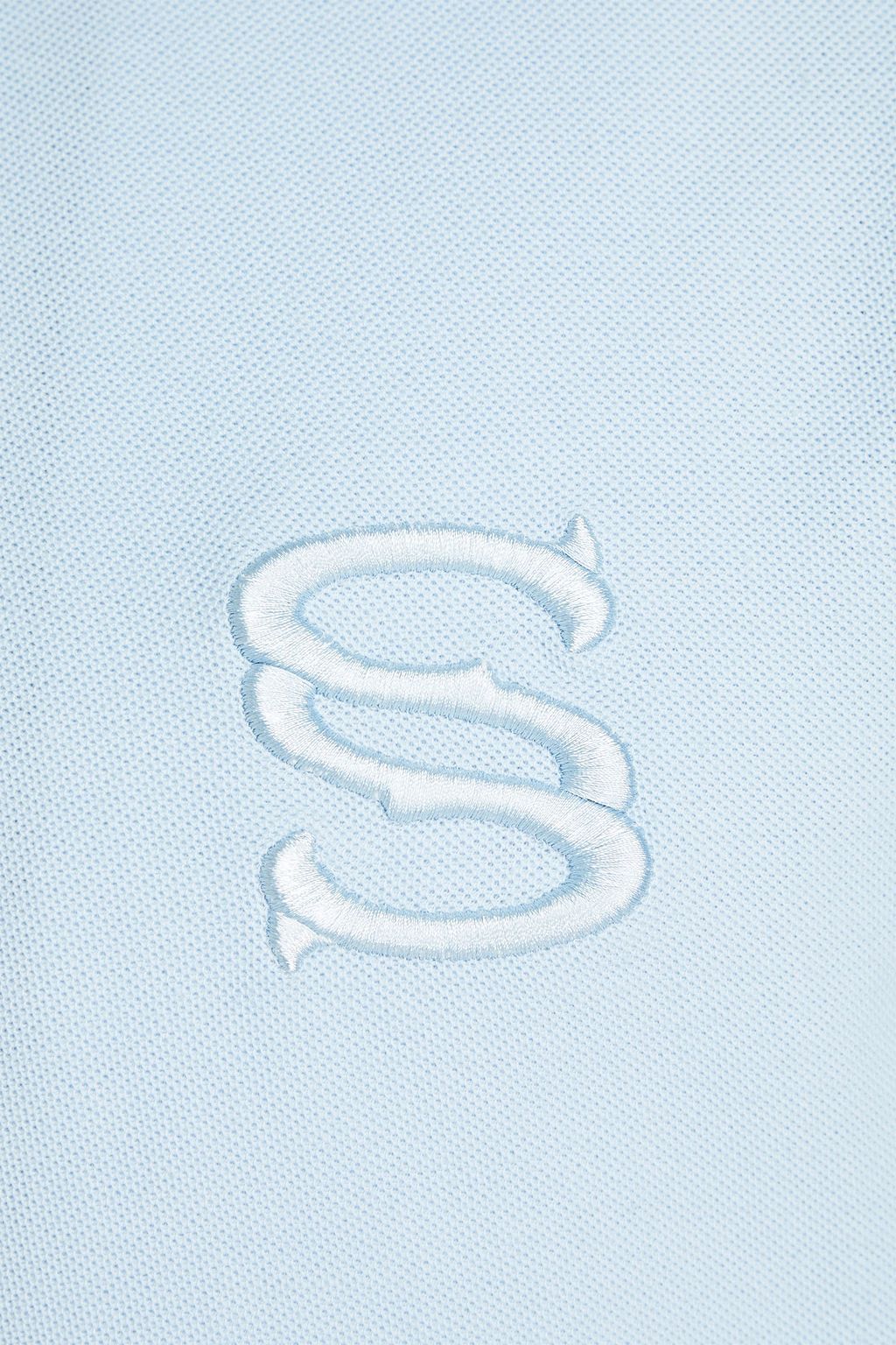 SANDRO Cotton-piqué polo shirt