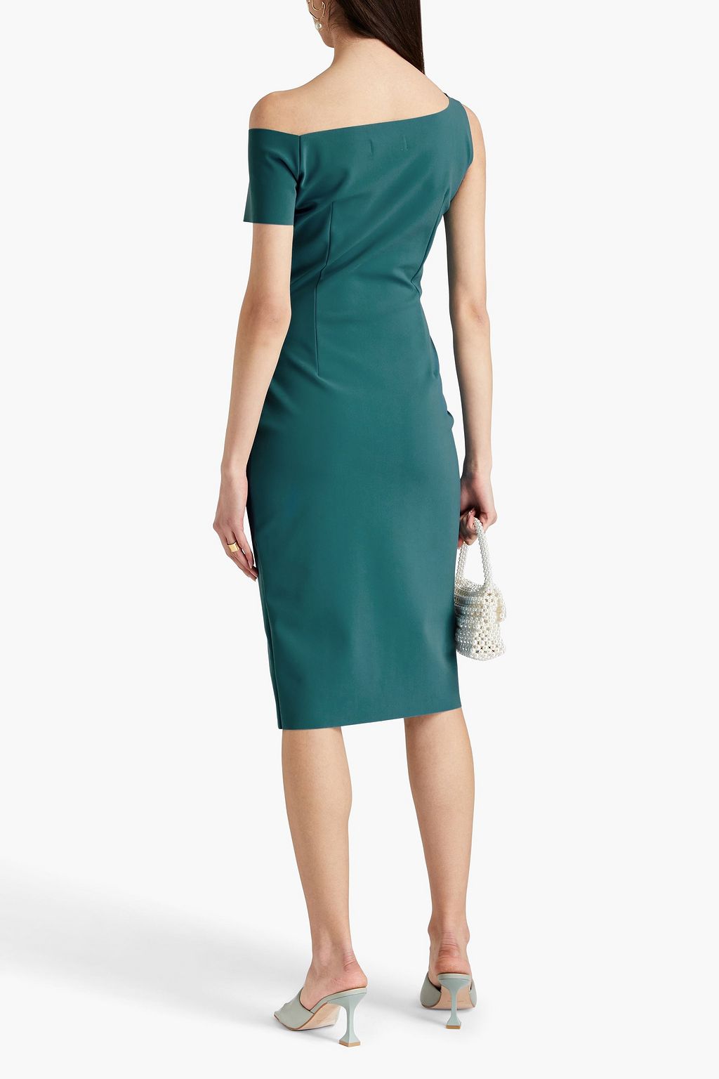 CHIARA BONI LA PETITE ROBE Affie gathered scuba dress
