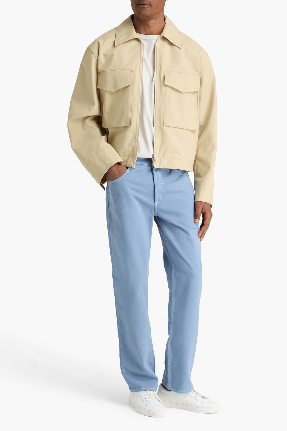  Sandro - Jeans Mit Schmalem Bein Aus Denim - Blau - 33 