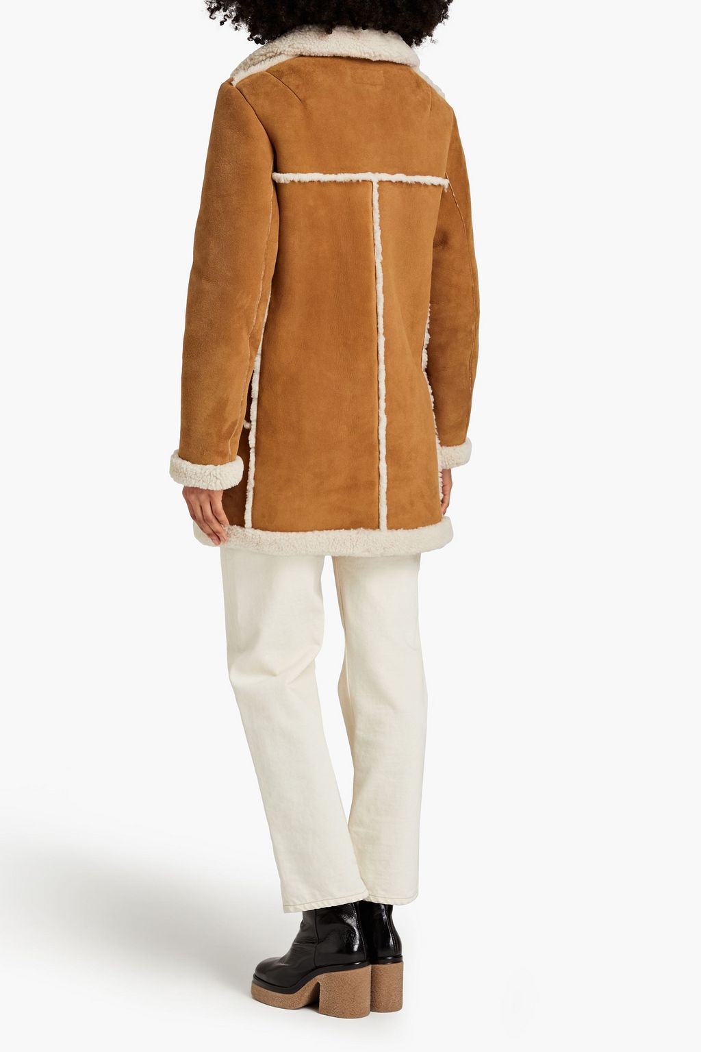 NILI LOTAN Toby shearling coat