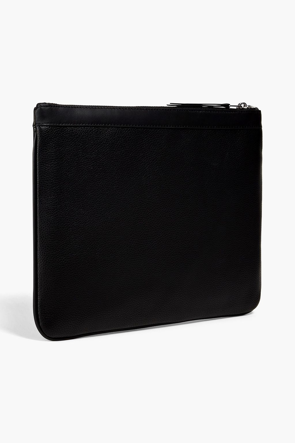 SANDRO Faux pebbled leather pouch
