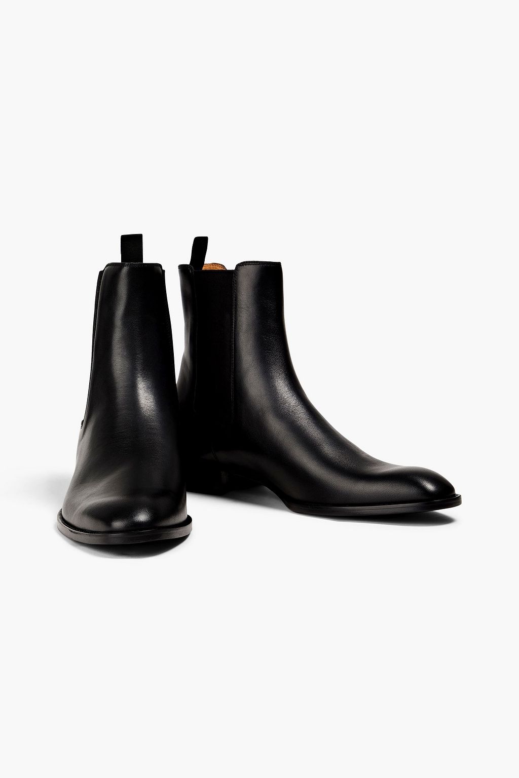 SANDRO Leather Chelsea boots | Sale up to 70% off | THE OUTNET