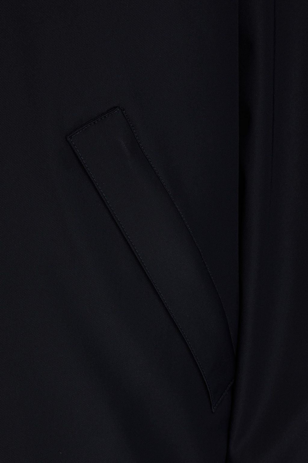 SANDRO Twill hooded parka