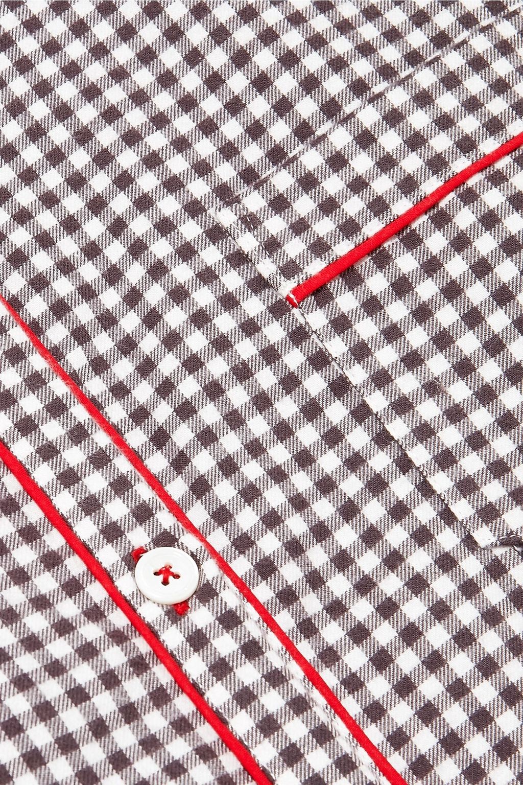 THREE J NYC Halle gingham cotton-flannel pajama set