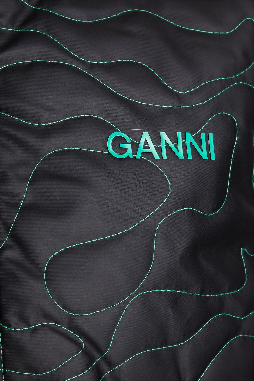 GANNI Quilted shell vest