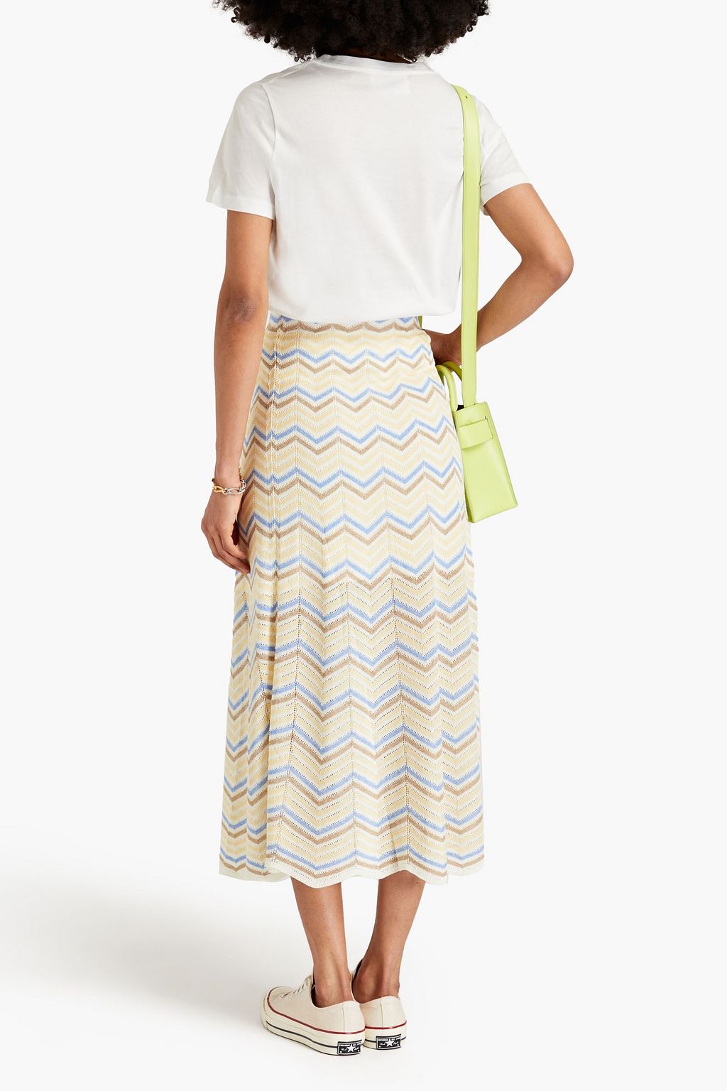CLAUDIE PIERLOT Printed cotton-jersey T-shirt