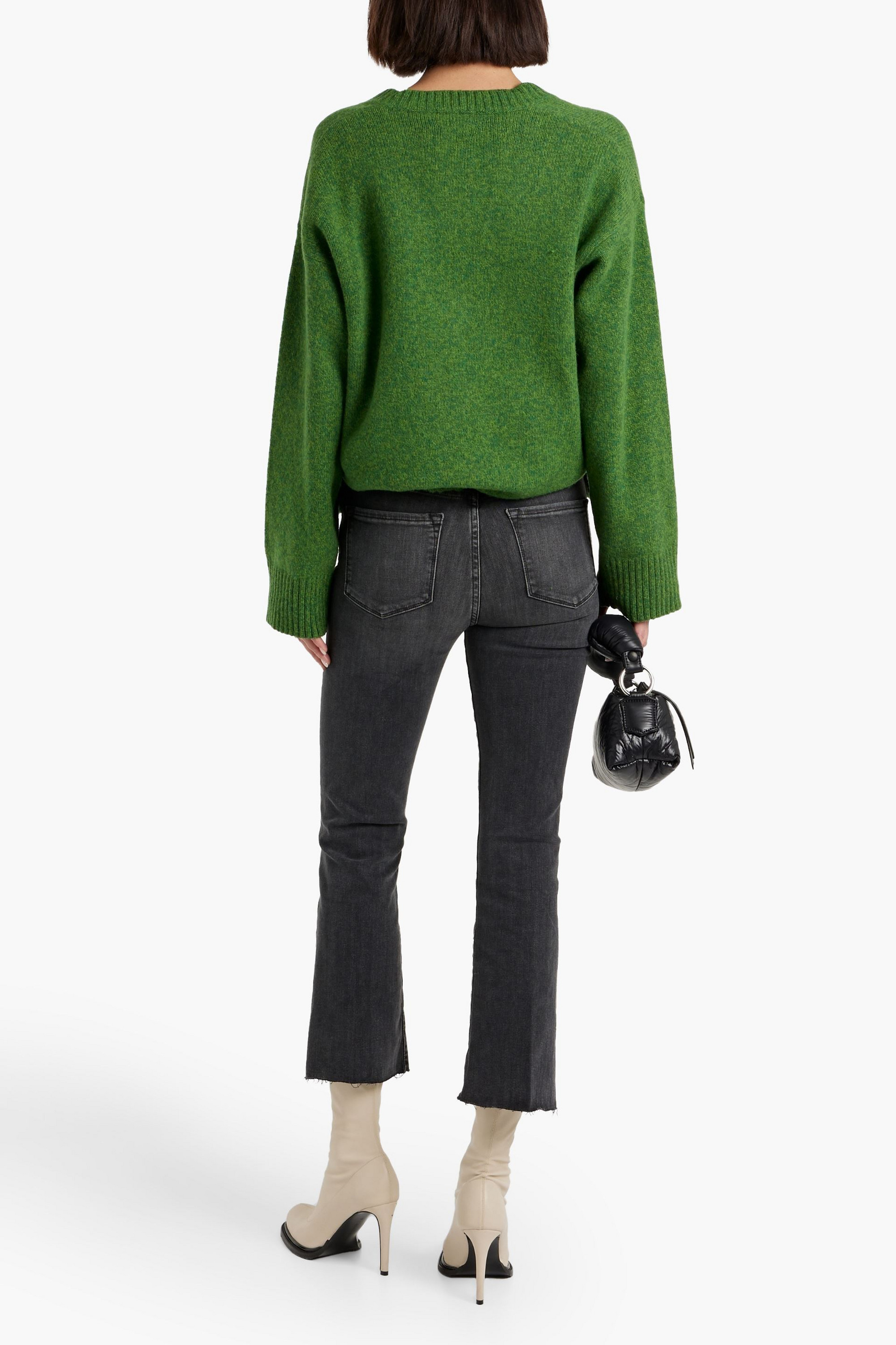 FRAME Le Crop Mini Boot high-rise bootcut jeans