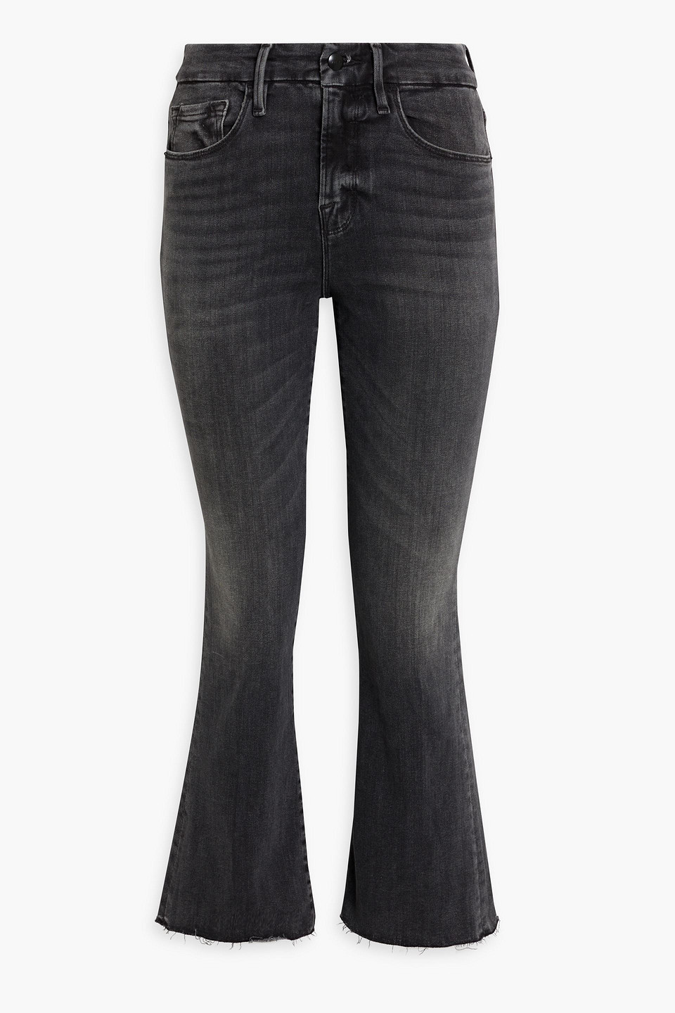 Le Crop Mini Boot high-rise bootcut jeans