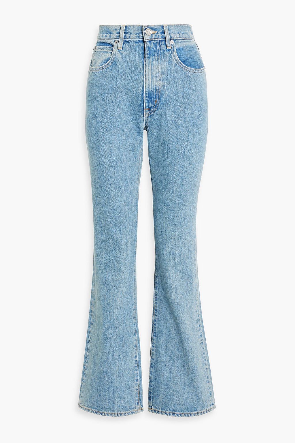 SLVRLAKE Charlotte high-rise flared jeans | THE OUTNET