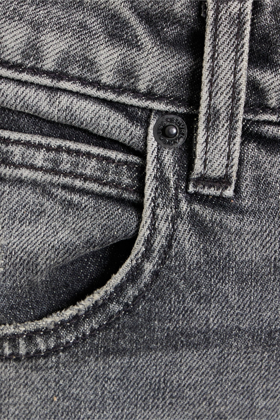 Slvrlake Lou Lou Cropped Jeans In Anthracite