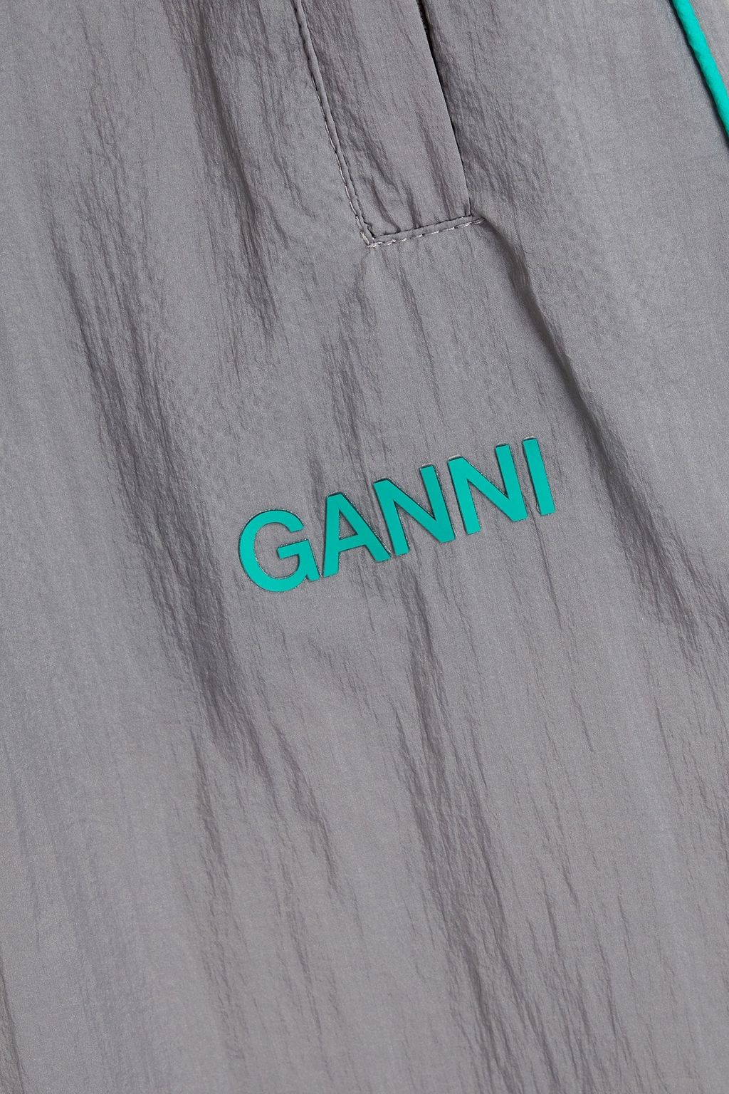 GANNI Track Pants aus Shell mit Stickereien