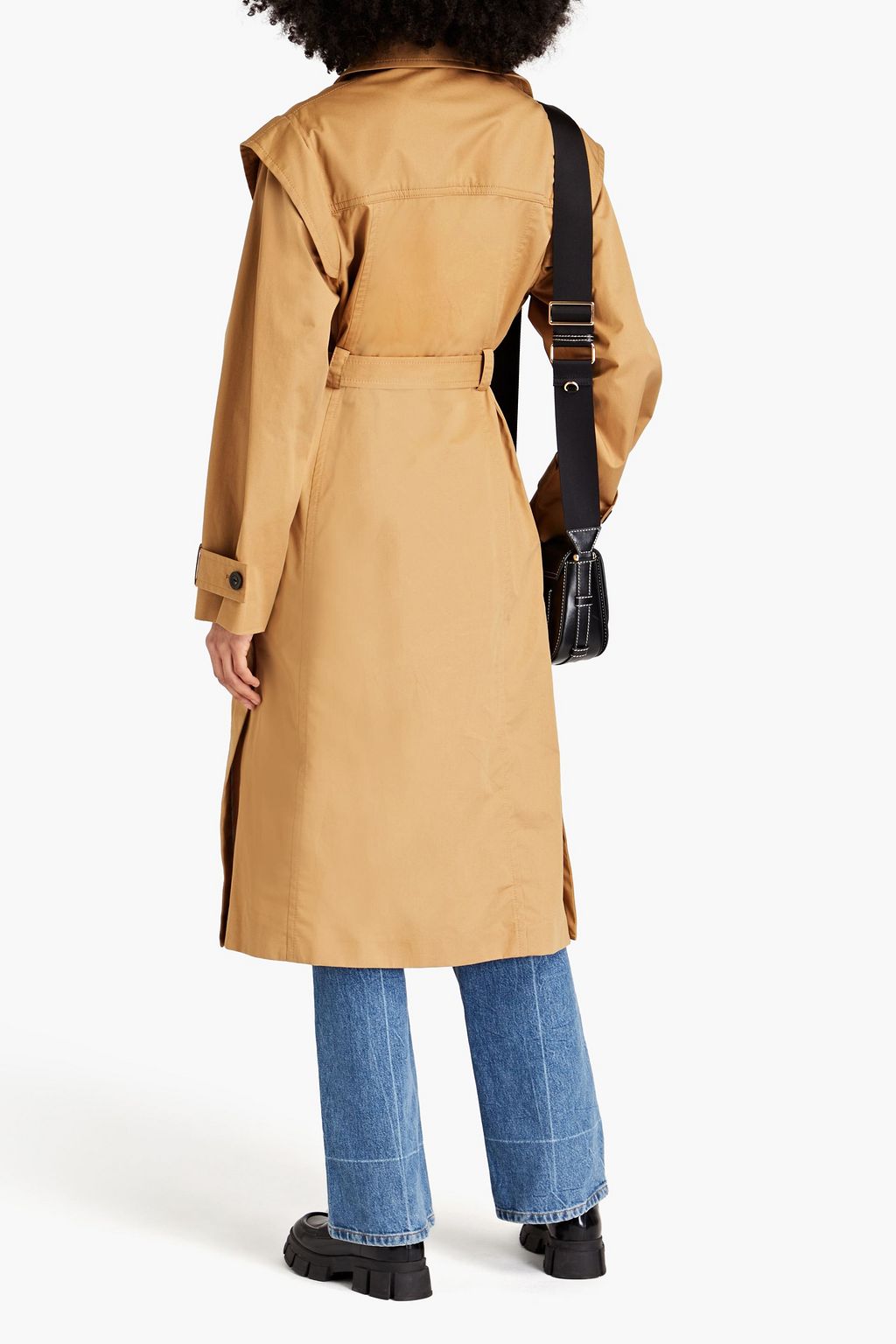 CLAUDIE PIERLOT Gamin cotton-gabardine trench coat | THE OUTNET