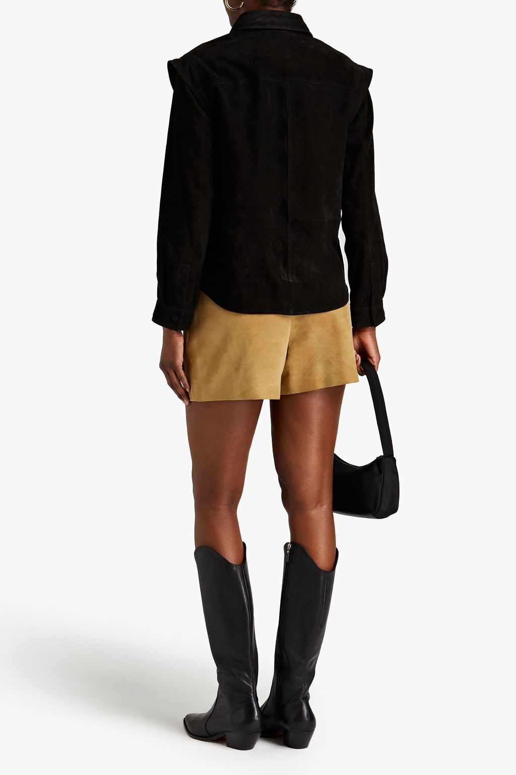 CLAUDIE PIERLOT Layered suede jacket