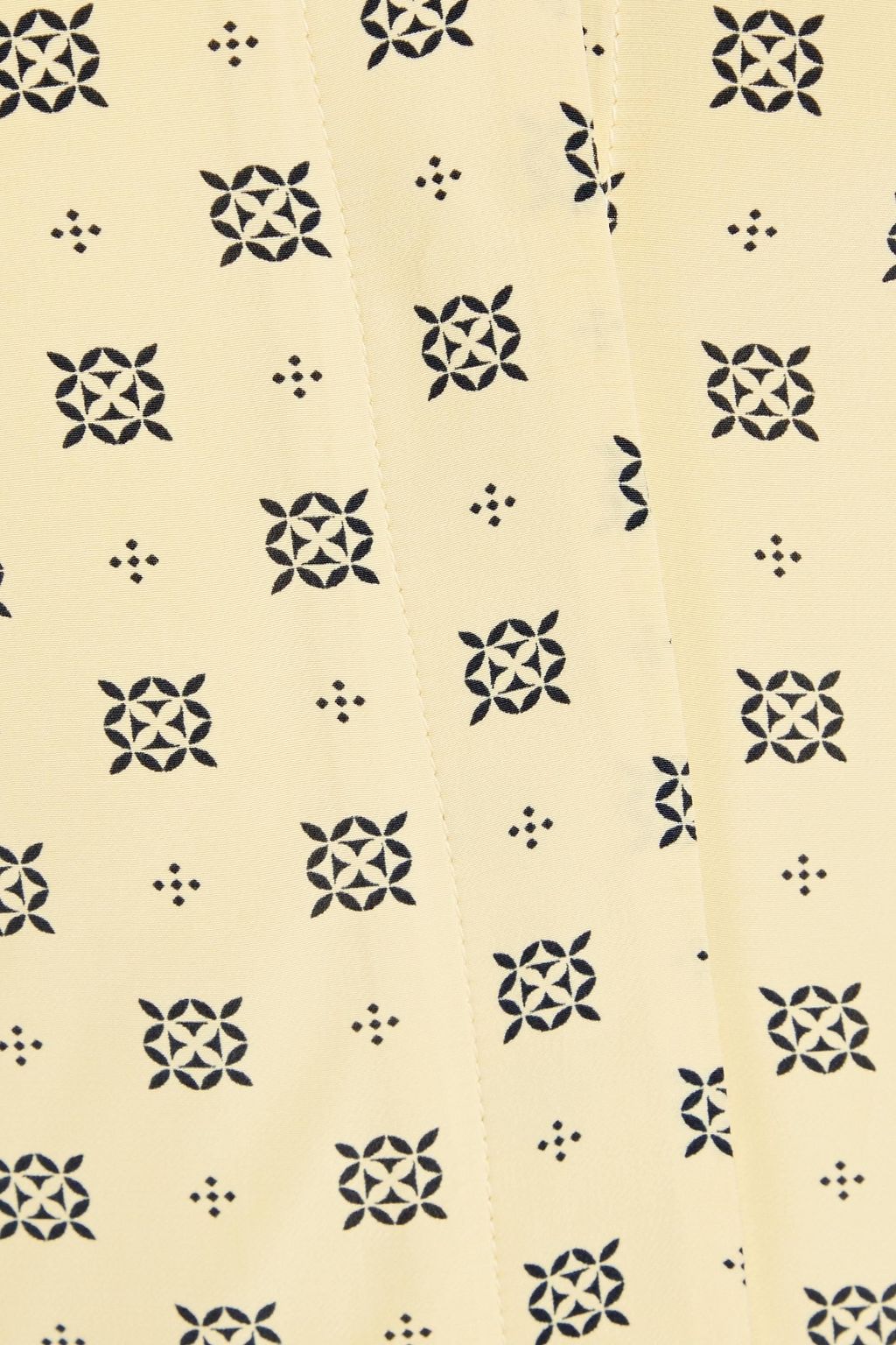 CLAUDIE PIERLOT Hemdkleid in Minilänge aus Crêpe de Chine mit Print