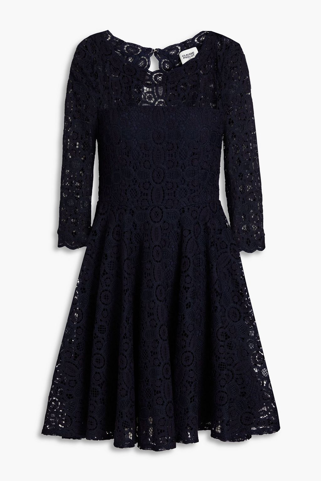 Rhodes crocheted lace mini dress