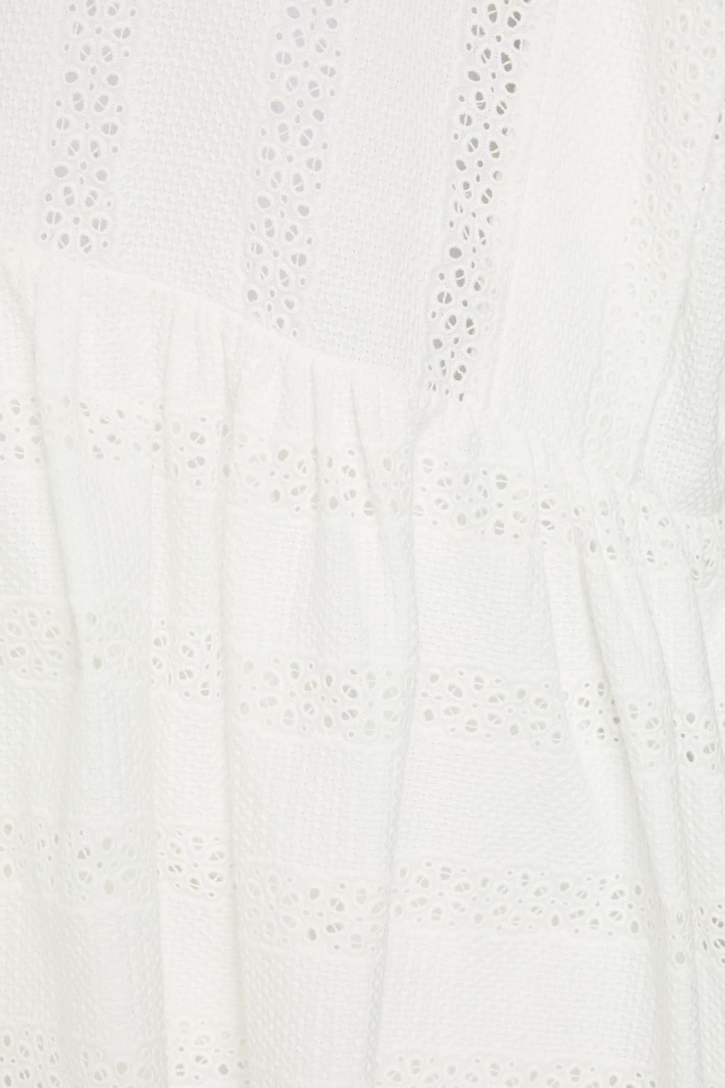 CLAUDIE PIERLOT Russe broderie anglaise cotton mini dress