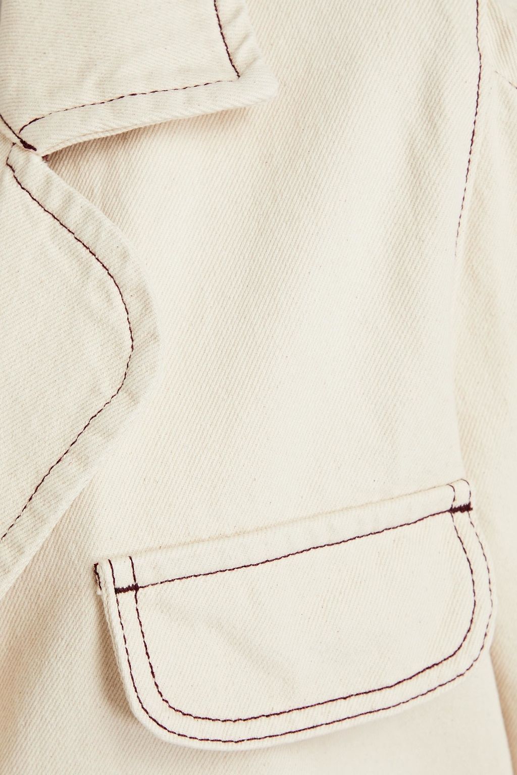 CLAUDIE PIERLOT Belted denim jacket