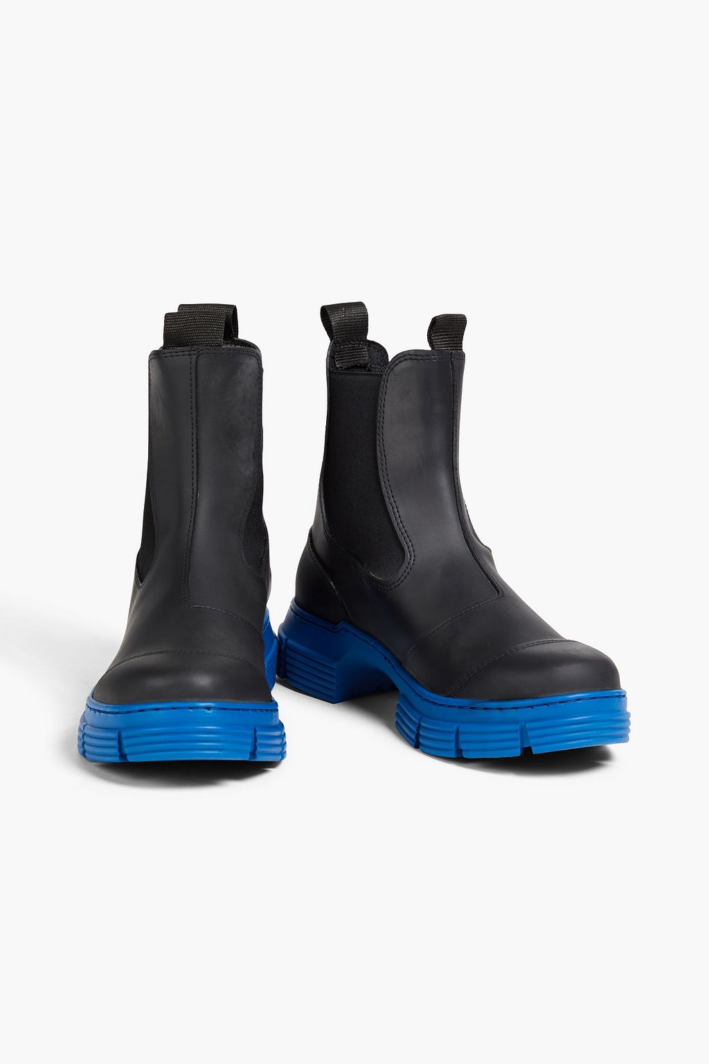 GANNI City two-tone rubber Chelsea boots