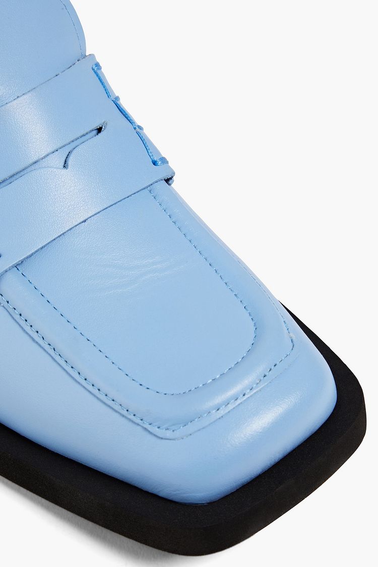 Enki Leather GG-Motif Loafers main image 0