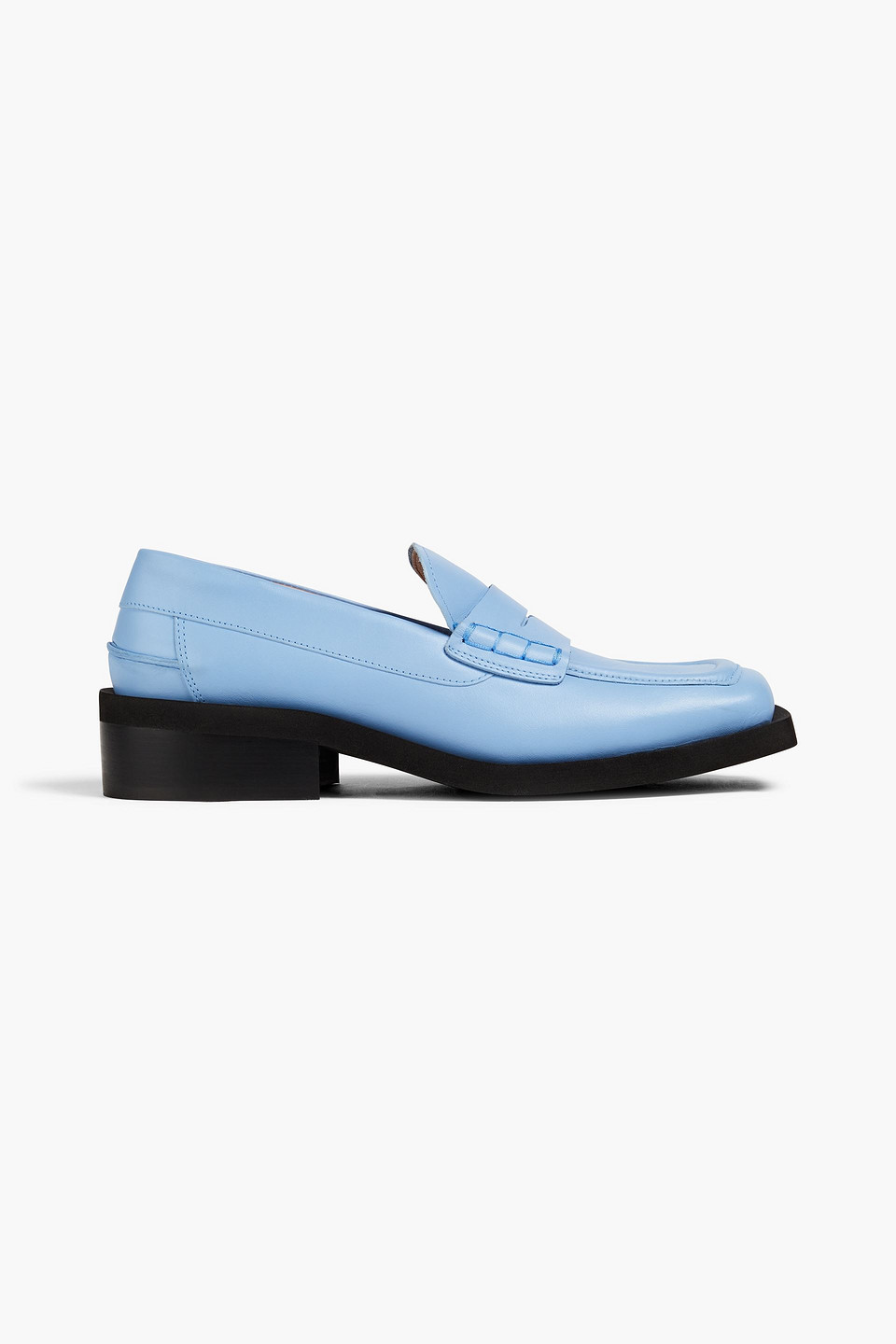 Leather loafers