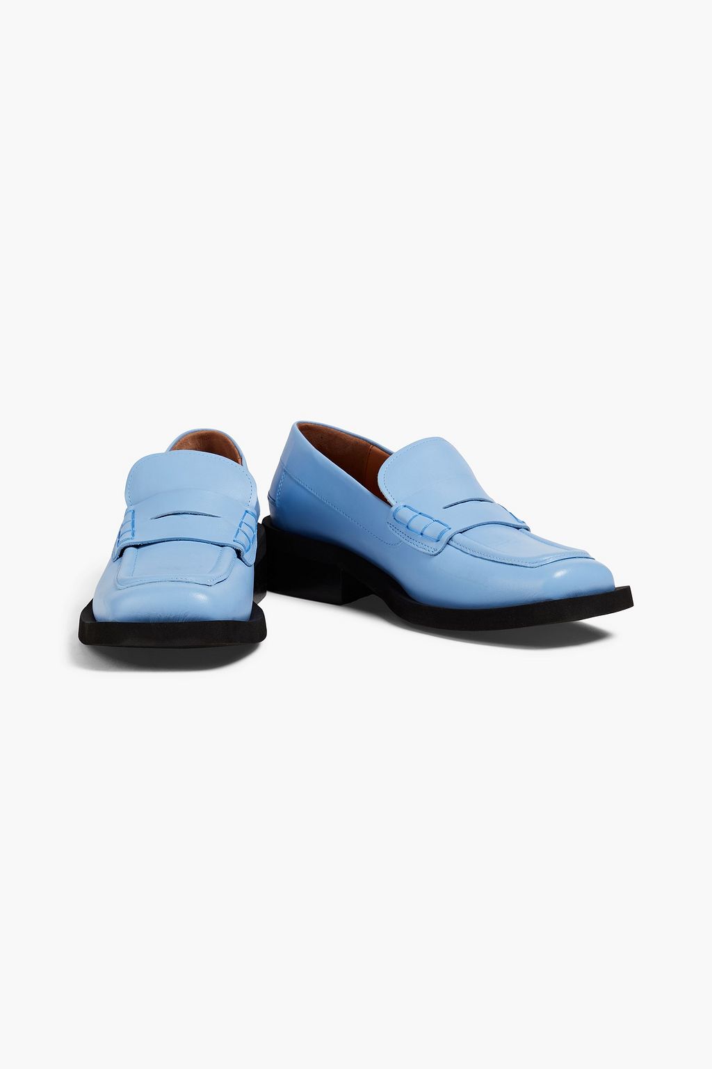GANNI Leather loafers