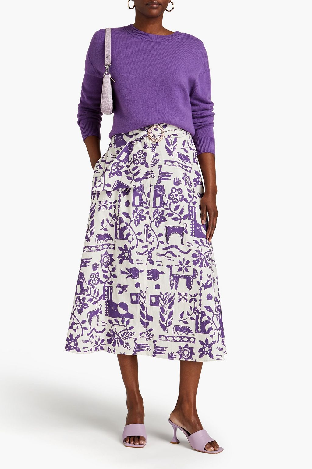 CLAUDIE PIERLOT Wool and cashmere-blend sweater