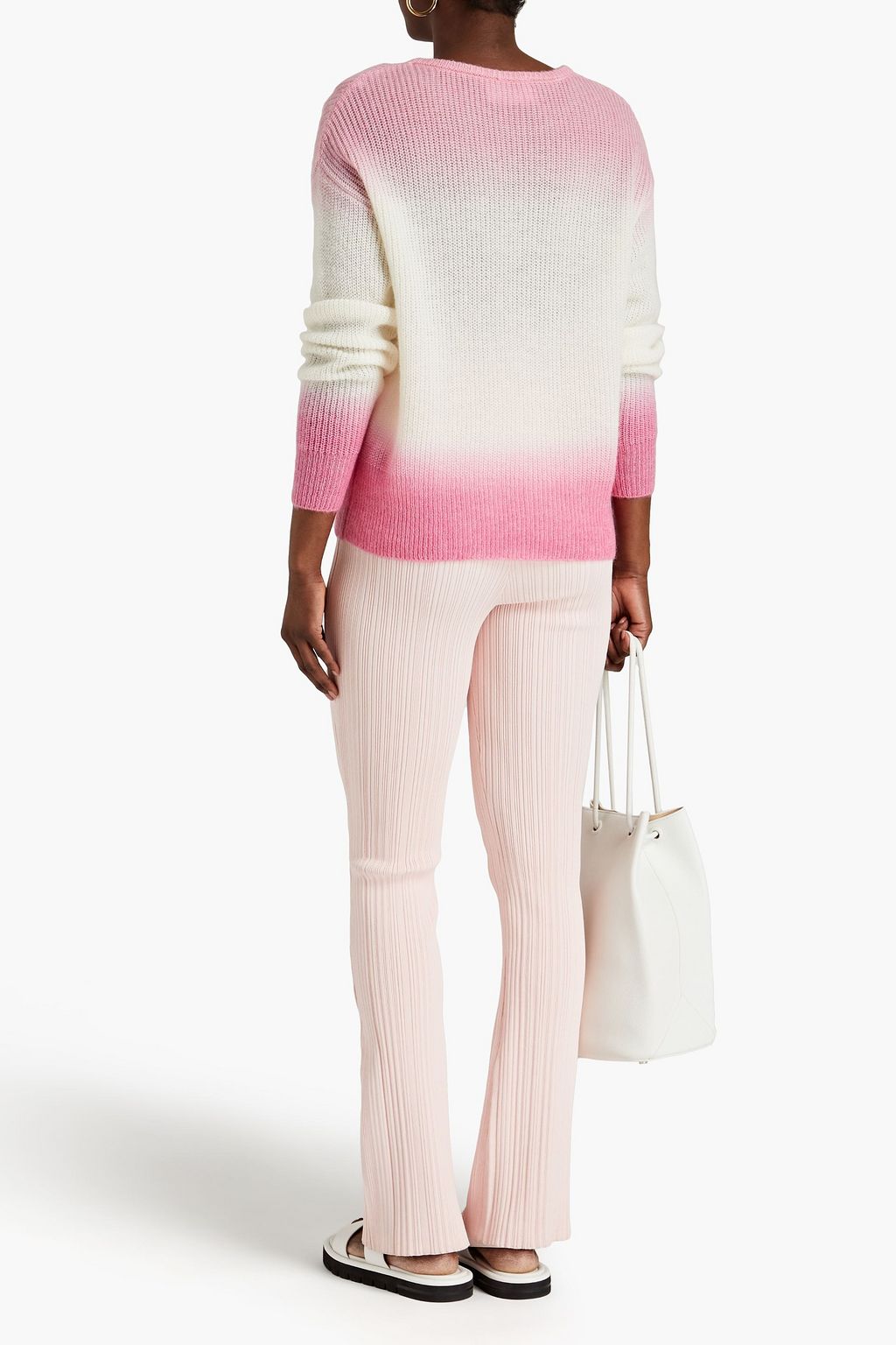 CLAUDIE PIERLOT Dégradé ribbed-knit sweater