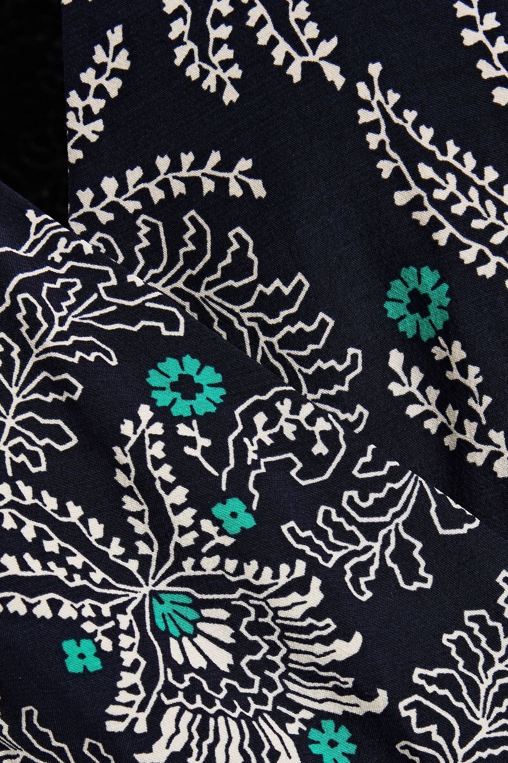 CLAUDIE PIERLOT Wrap-effect printed woven mini dress