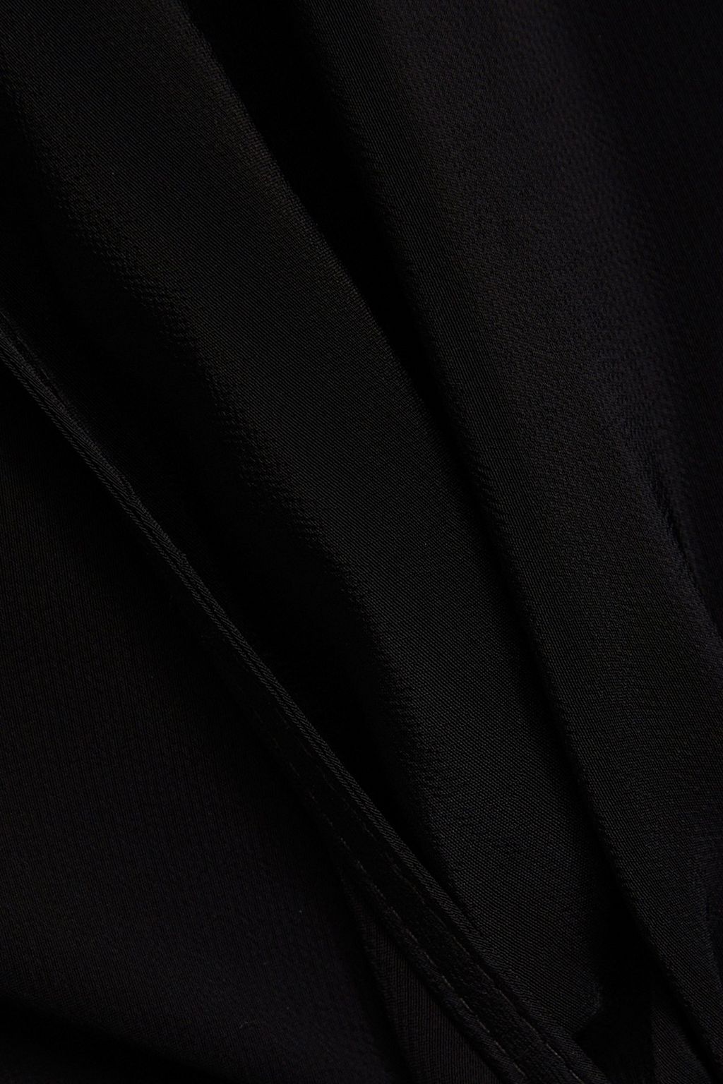CLAUDIE PIERLOT Drapiertes Minikleid aus Crêpe de Chine mit Twist-Detail an der Vorderseite