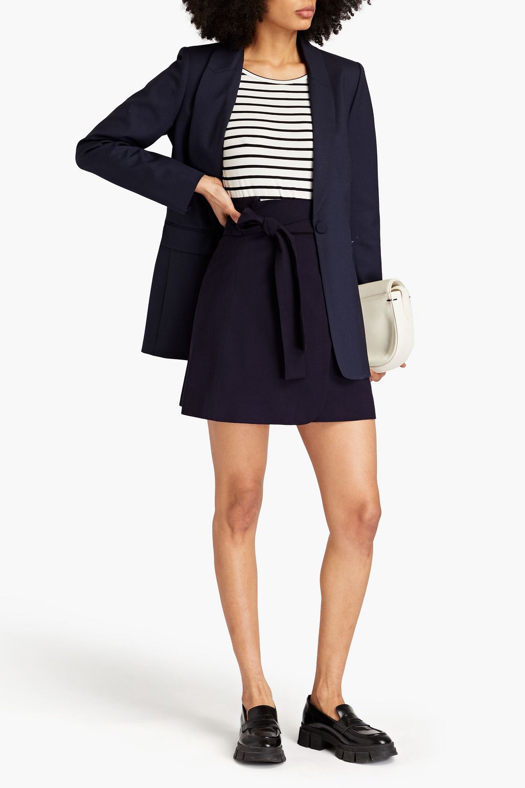 CLAUDIE PIERLOT Vaincue wool-blend twill blazer