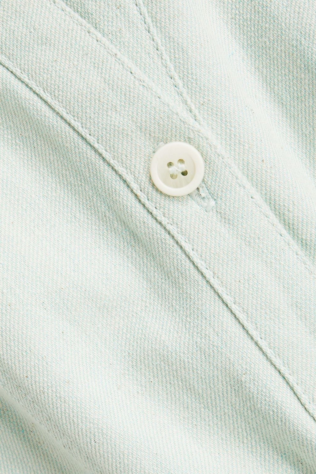 CLAUDIE PIERLOT コットン混ドリル ミニワンピース