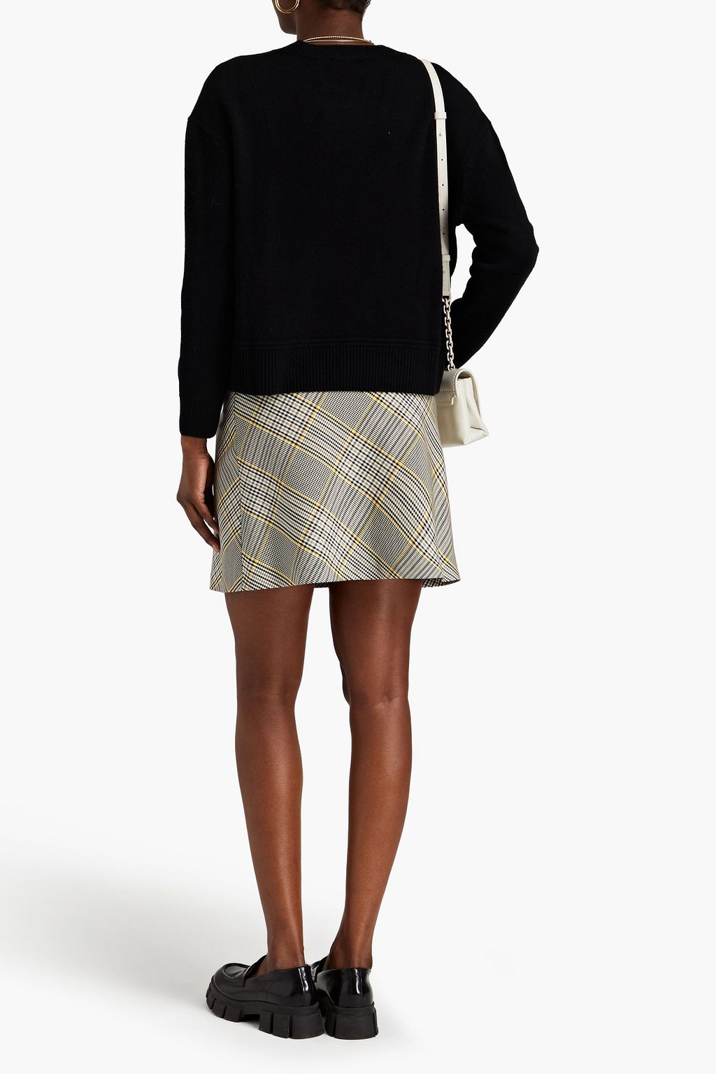 CLAUDIE PIERLOT Cropped wool and cashmere-blend sweater