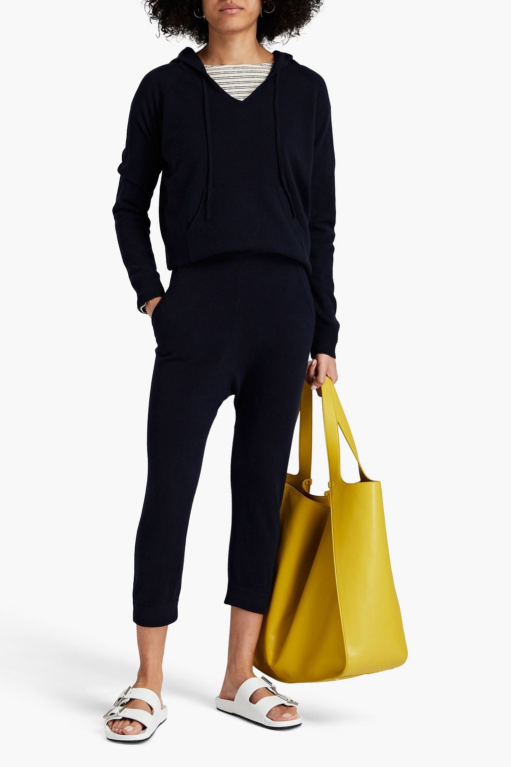 NILI LOTAN Paris cashmere track pants