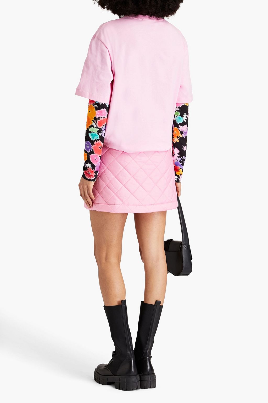 MSGM Printed cotton-jersey T-shirt