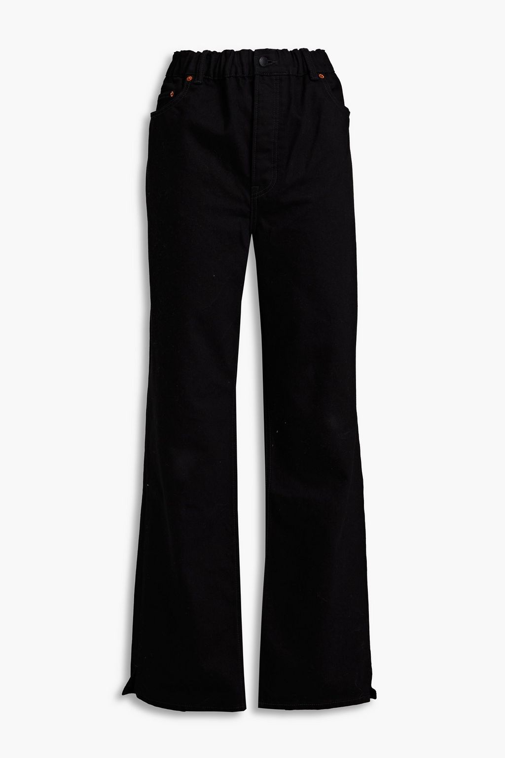 Alexander wang black sales and white jeans