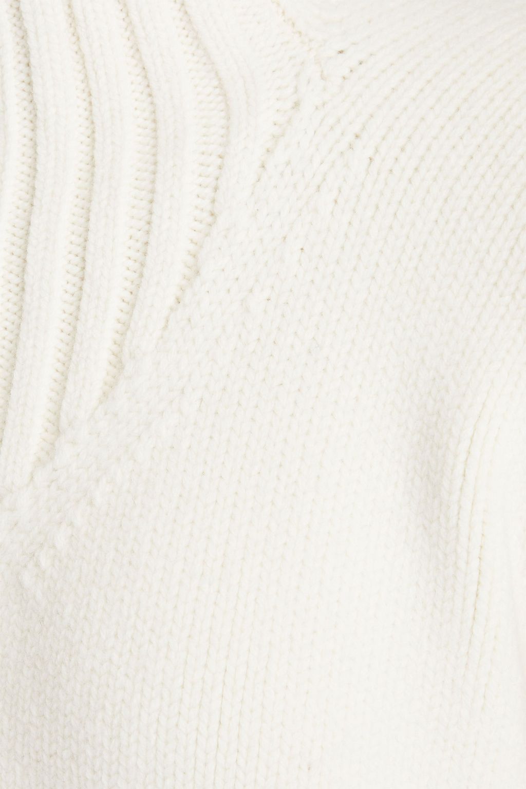 ALEXANDER WANG Mélange wool-blend half-zip sweater