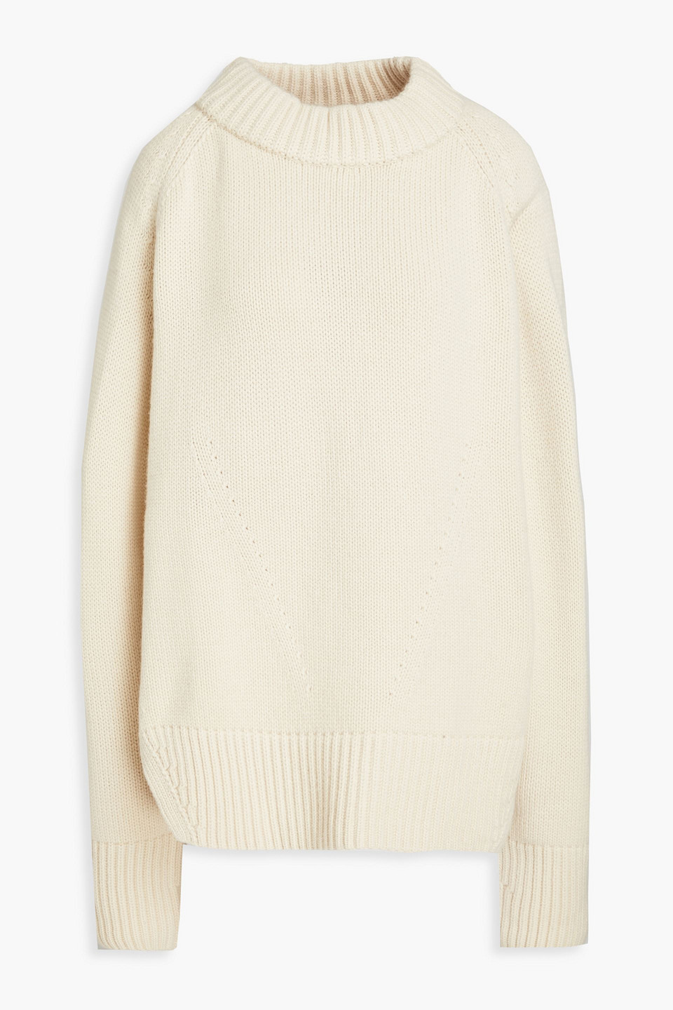 Khaite Oversized Cashmere Jumper In White