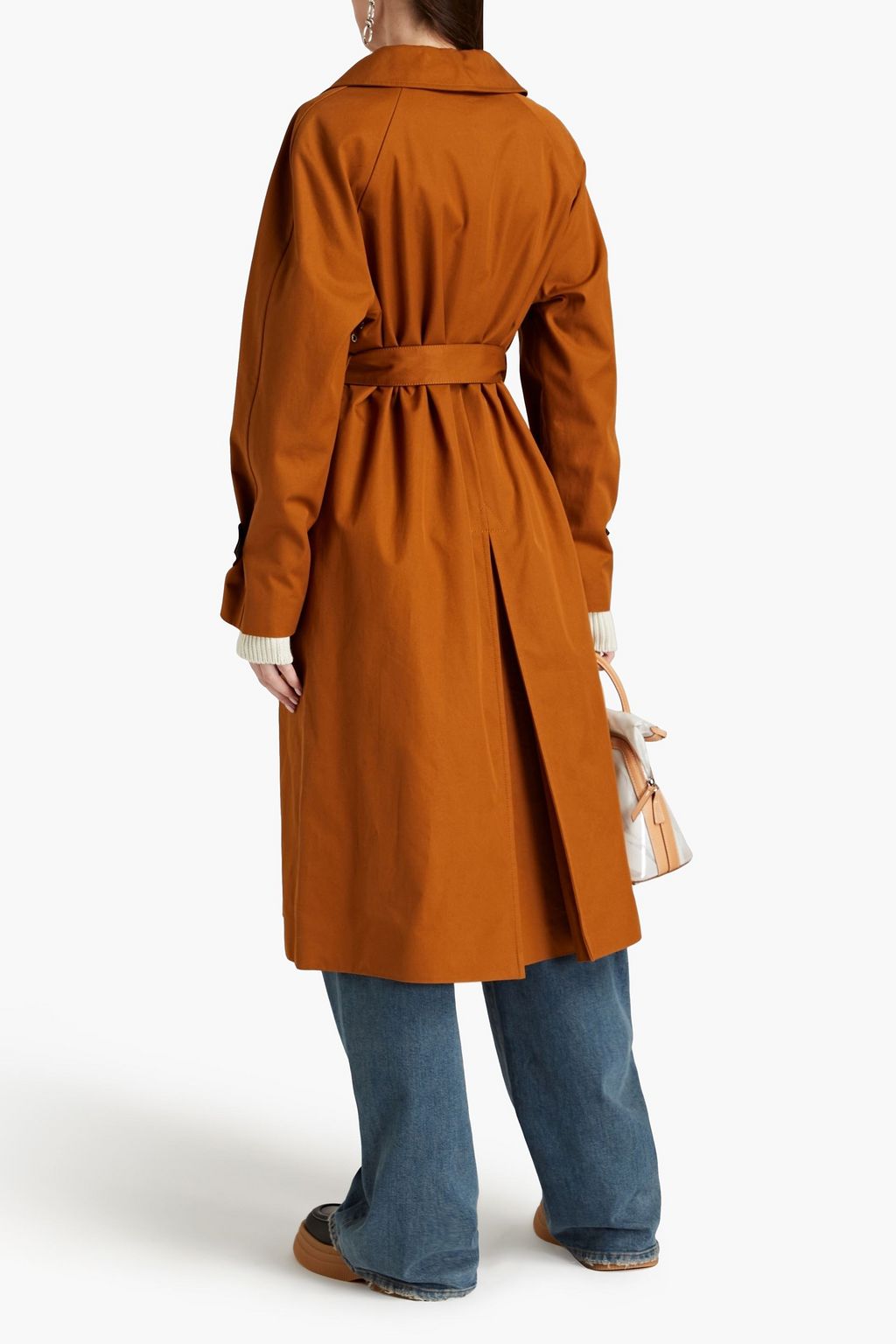 MAISON MARGIELA Belted cotton-gabardine trench coat