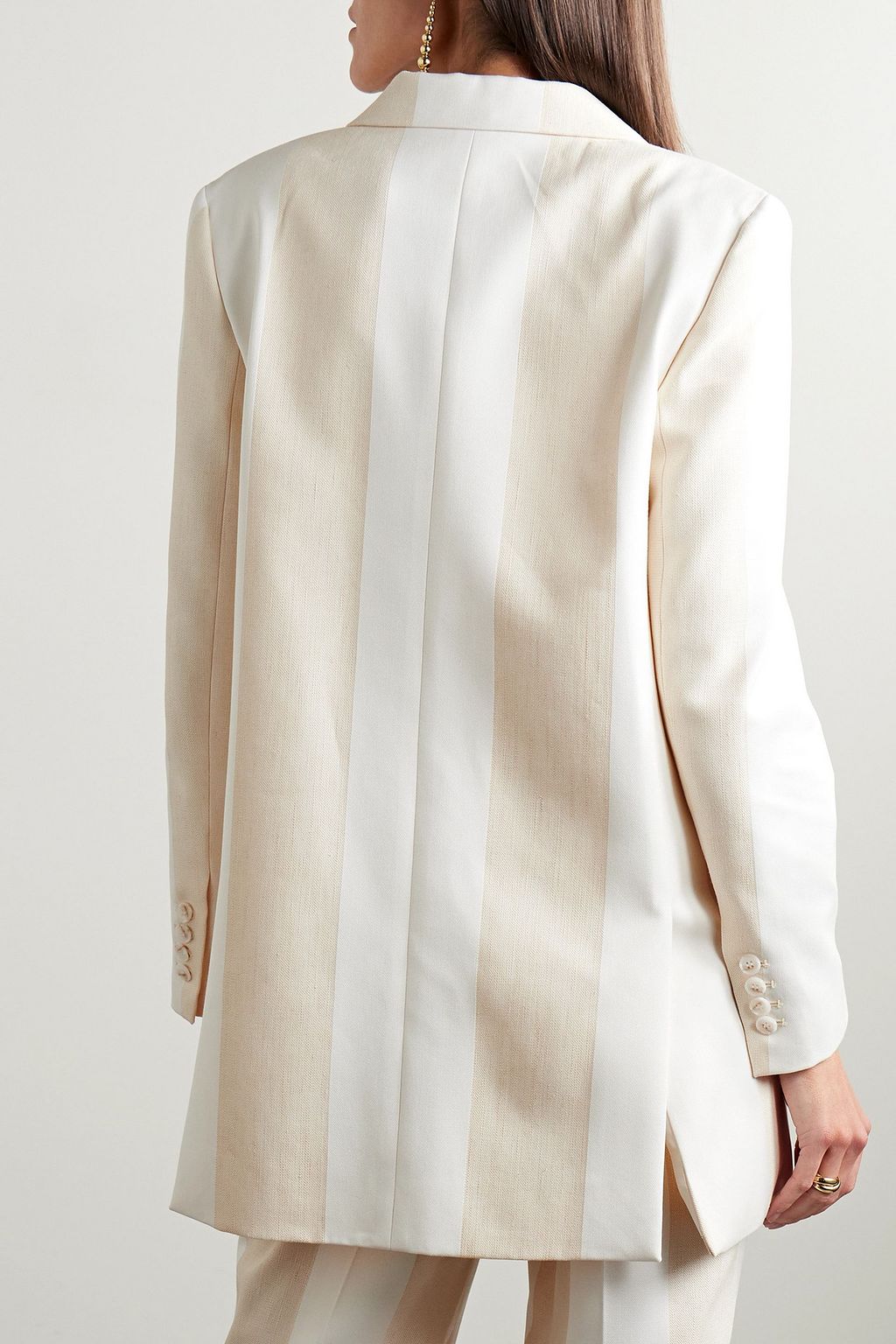 PARTOW Leo paneled cotton and linen-blend blazer