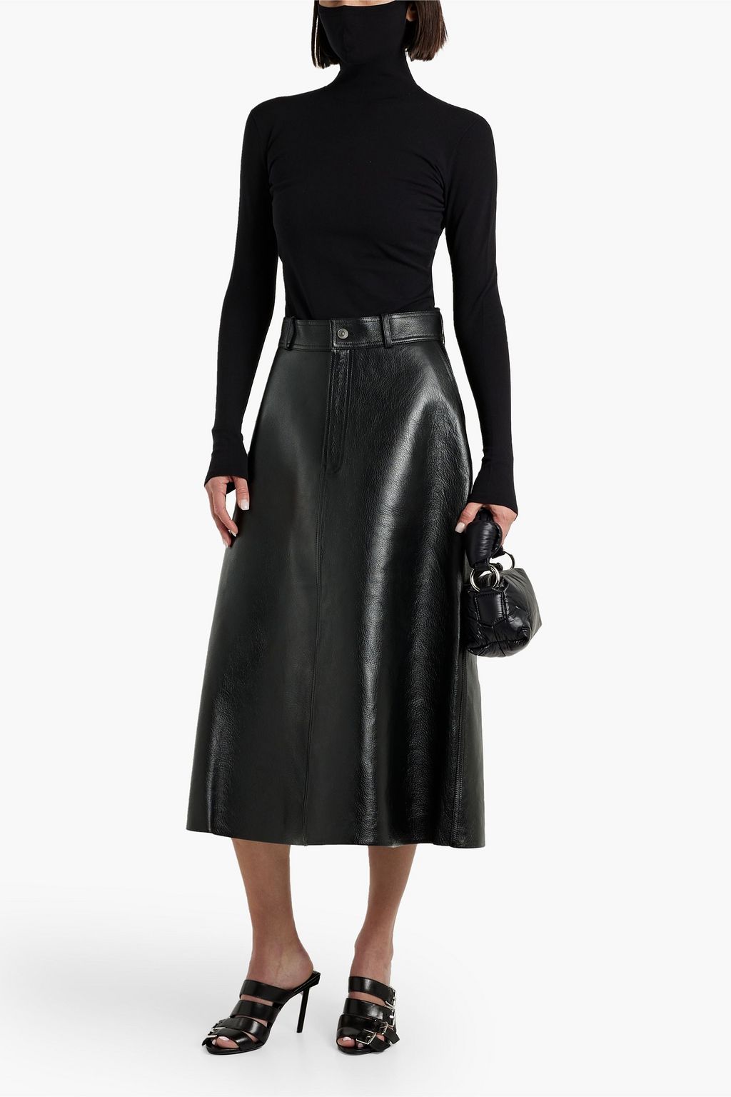 BALENCIAGA Modal-blend turtleneck sweater