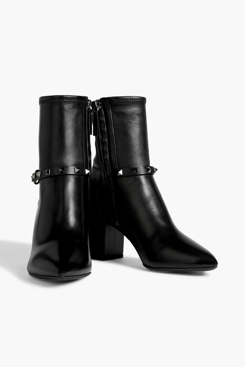 VALENTINO GARAVANI Rockstud leather ankle boots